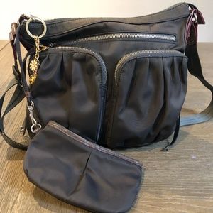 MZ Wallace Large Hayley Crossbody Bag - Slate